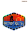Lakefront Roasting Sticker